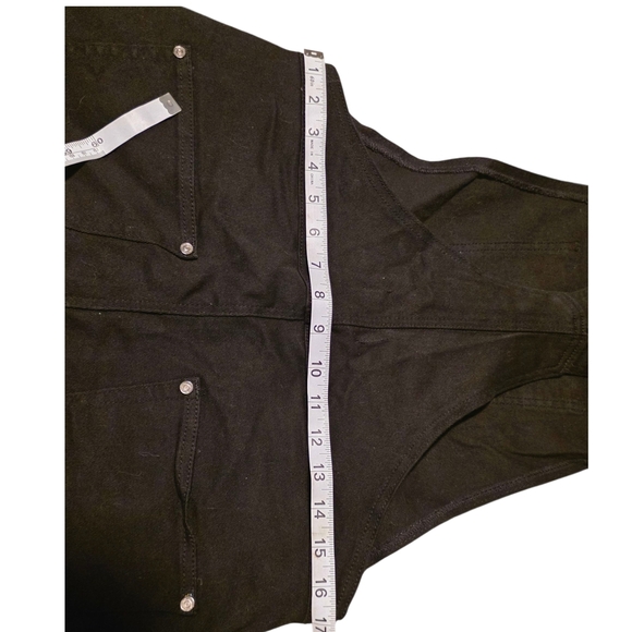 Boohooman Black Denim Overalls Size M - Picture 4 of 4